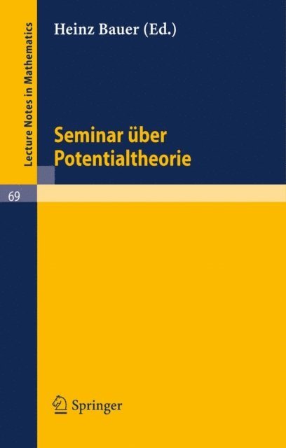 Heinz Bauer - Seminar über Potentialtheorie, E-bok