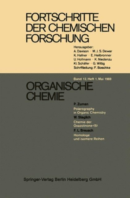 F. L. Breusch, W. Steglich, P. Zuman - Organische Chemie, E-bok