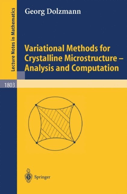 Georg Dolzmann - Variational Methods for Crystalline Microstructure - Analysis and Computation, E-bok