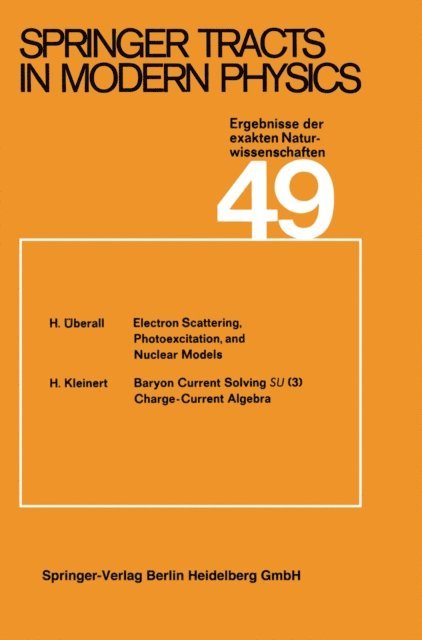 G. Hohler - Springer Tracts in Modern Physics, E-bok