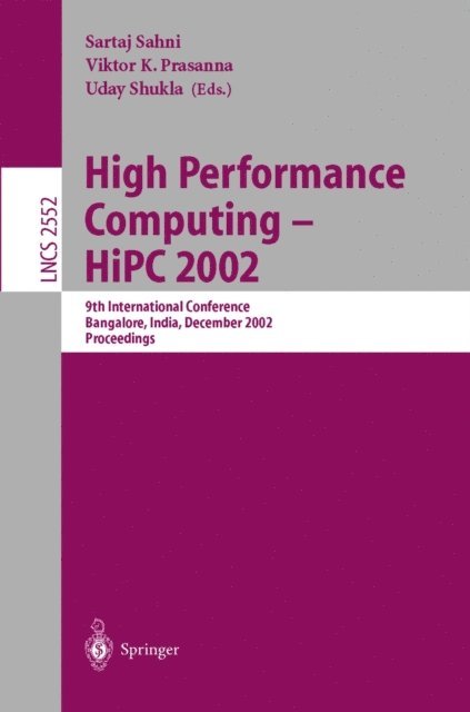Uday Shukla, Viktor K. Prasanna, Sartaj Sahni - High Performance Computing - HiPC 2002, E-bok