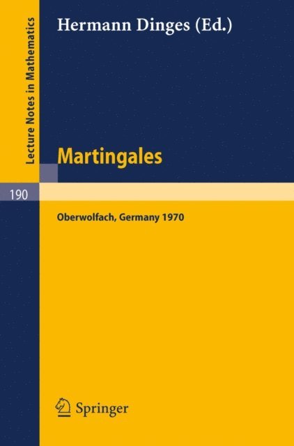 Hermann Dinges - Martingales, E-bok