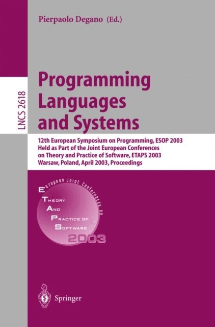 Pierpaolo Degano - Programming Languages and Systems, E-bok