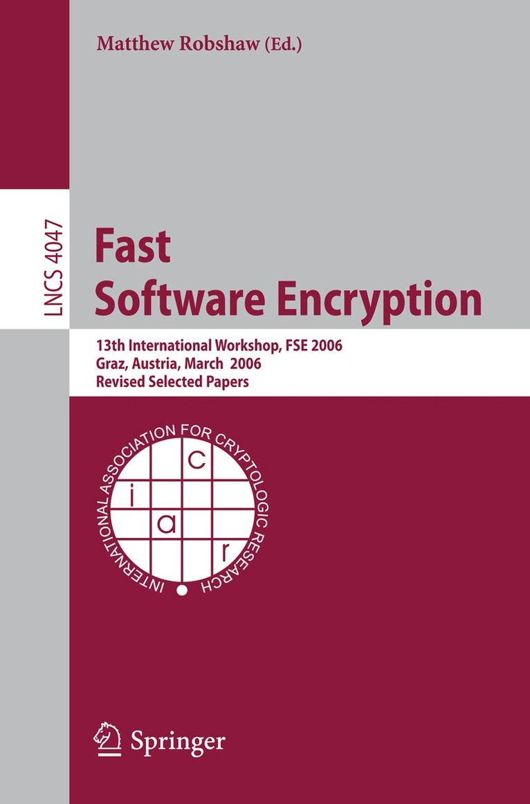 Matt Robshaw - Fast Software Encryption, Häftad