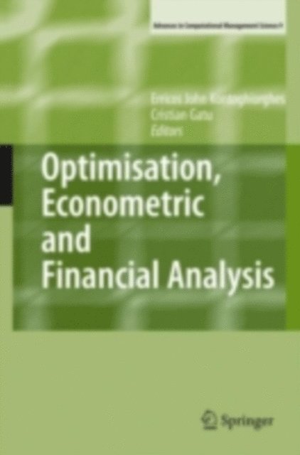 Cristian Gatu, Erricos Kontoghiorghes - Optimisation, Econometric and Financial Analysis, E-bok