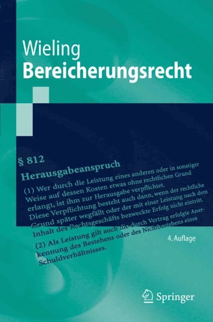 Hans Josef Wieling - Bereicherungsrecht, E-bok