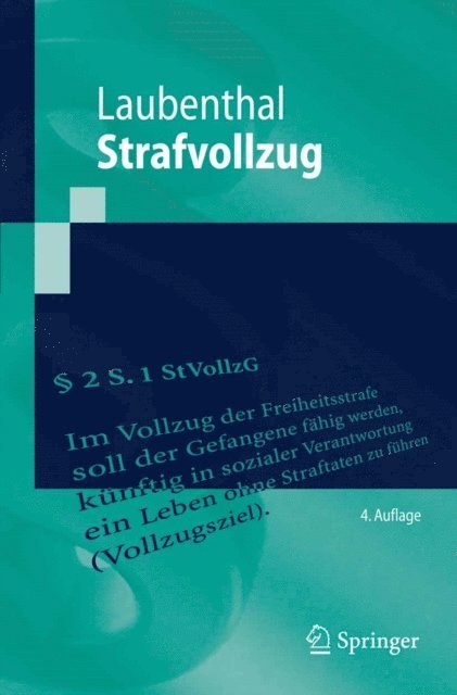 Klaus Laubenthal - Strafvollzug, E-bok
