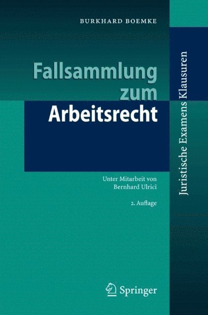 Burkhard Boemke - Fallsammlung zum Arbeitsrecht, E-bok
