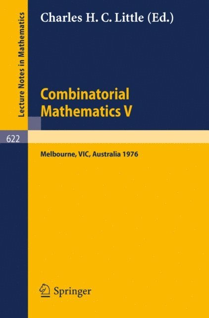 C. H. C. Little - Combinatorial Mathematics V., E-bok