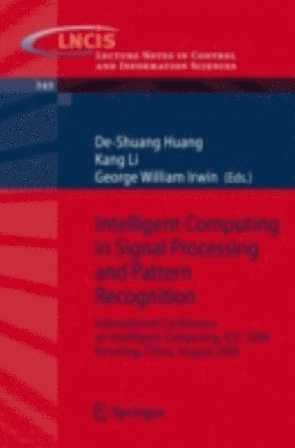 George William Irwin, De-Shuang Huang - Intelligent Computing in Signal Processing and Pattern Recognition, E-bok