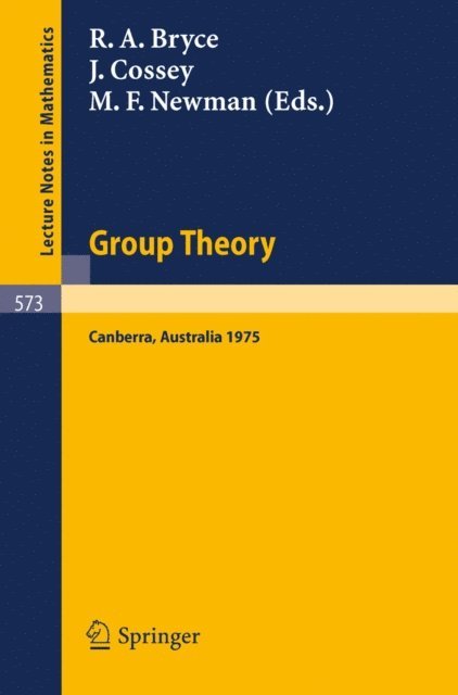 M. F. Newman, J. Cossey, R. A. Bryce - Group Theory, E-bok. Tillgänglighet: Lägg i varukorg
