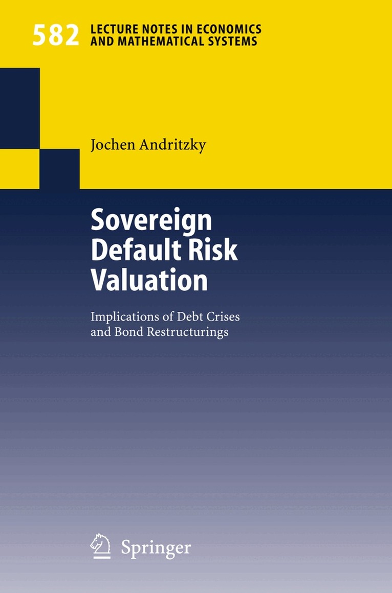 Jochen Andritzky - Sovereign Default Risk Valuation, Häftad