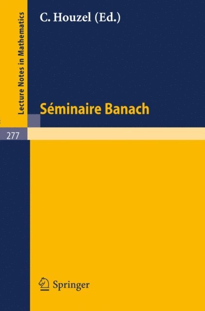 C. Houzel - Seminaire Banach, E-bok