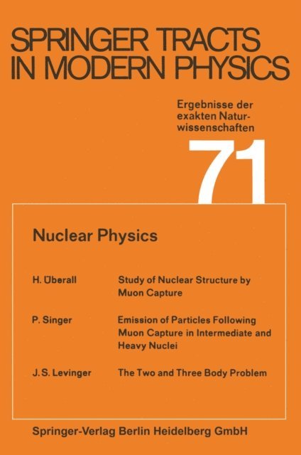 Ulrike Woggon, Peter Wolfle, Joachim E. Trumper, William C. Stwalley, Frank Steiner, Thomas Muller, Johann Kuhn, Atsushi Fujimori, Gerhard Hohler - Nuclear Physics, E-bok
