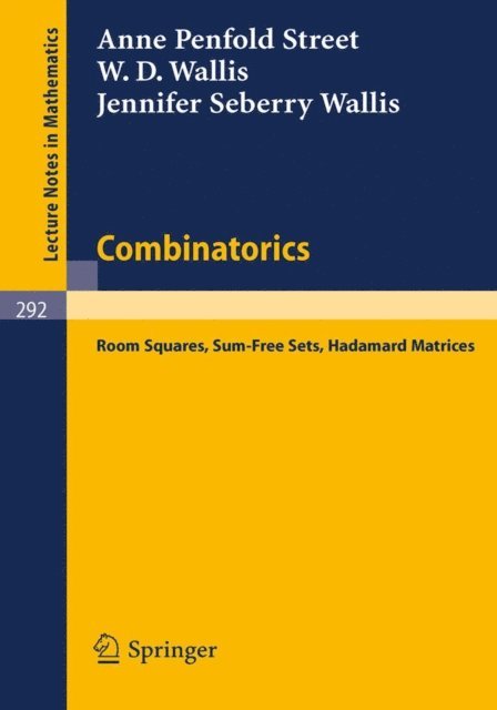 J. S. Wallis, A. P. Street, W. D. Wallis - Combinatorics, E-bok
