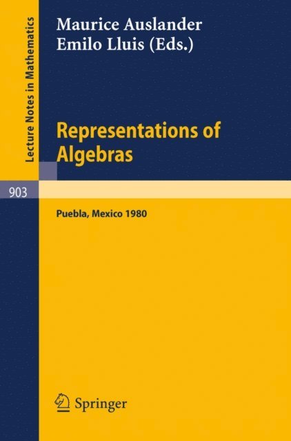 E. Lluis, M. Auslander - Representations of Algebras, E-bok