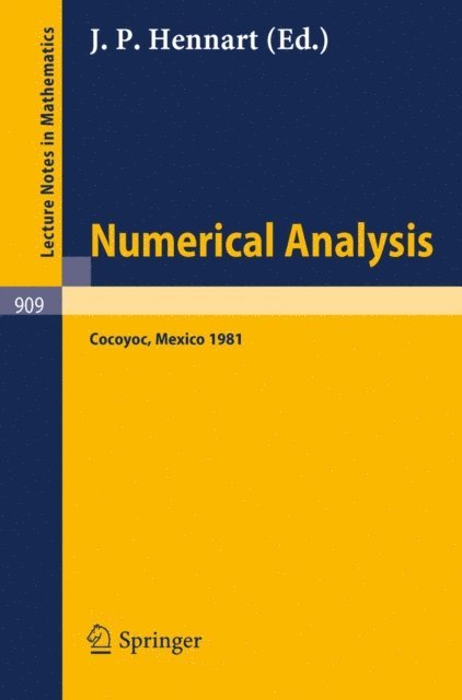 J.P. Hennart - Numerical Analysis, E-bok. Tillgänglighet: Lägg i varukorg