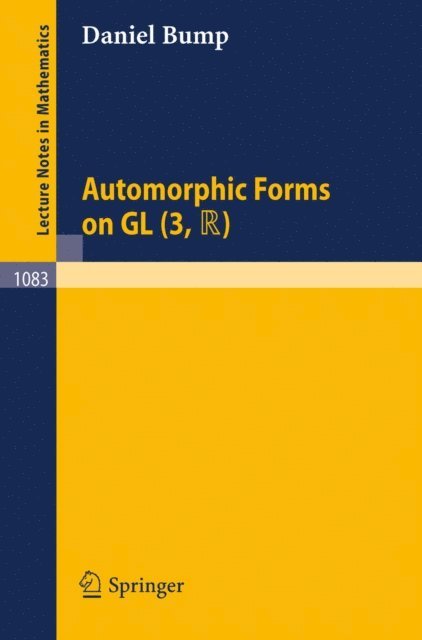 D. Bump - Automorphic Forms on GL (3,TR), E-bok