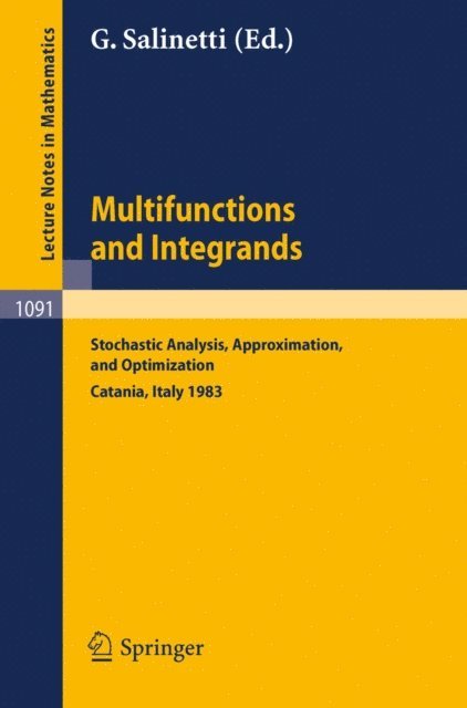 G. Salinetti - Multifunctions and Integrands, E-bok