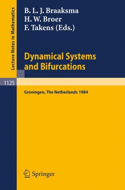 Floris Takens, Hendrik Broer, Boele Braaksma - Dynamical Systems and Bifurcations, E-bok