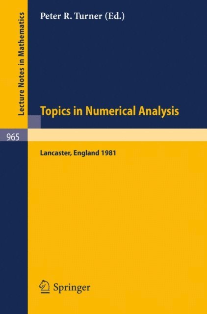 P.R. Turner - Topics in Numerical Analysis, E-bok. Tillgänglighet: Lägg i varukorg
