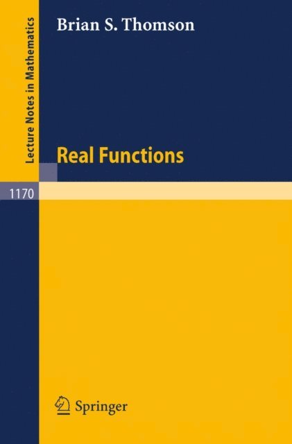 Brian S. Thomson - Real Functions, E-bok