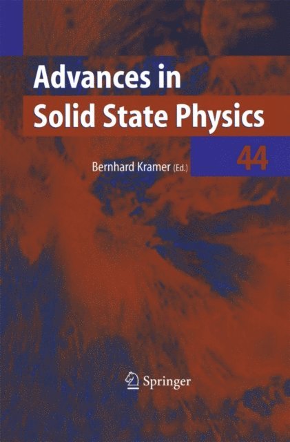 Bernhard Kramer - Advances in Solid State Physics, E-bok