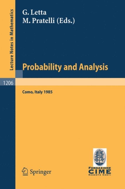 Maurizio Pratelli, Giorgio Letta - Probability and Analysis, E-bok
