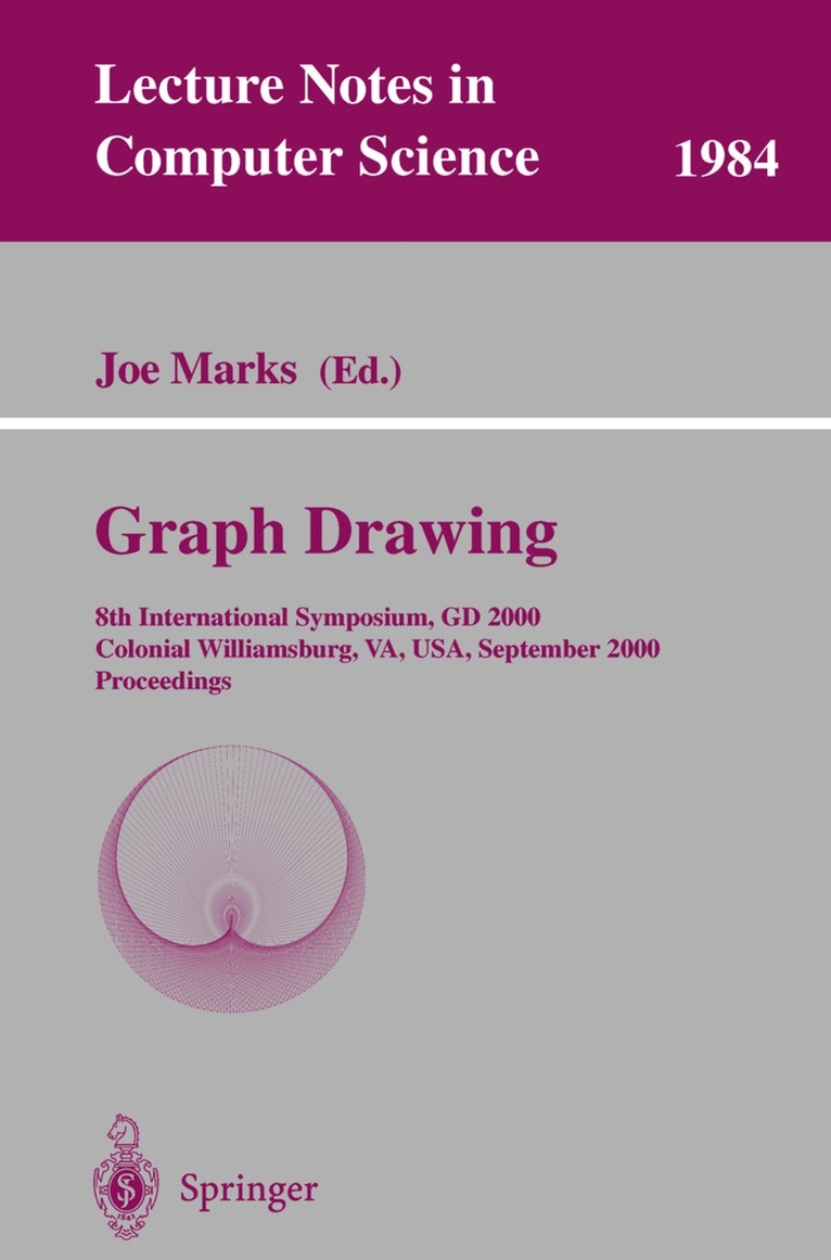 Joe Marks - Graph Drawing, Häftad