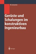 Ger�ste und Schalungen im konstruktiven Ingenieurbau