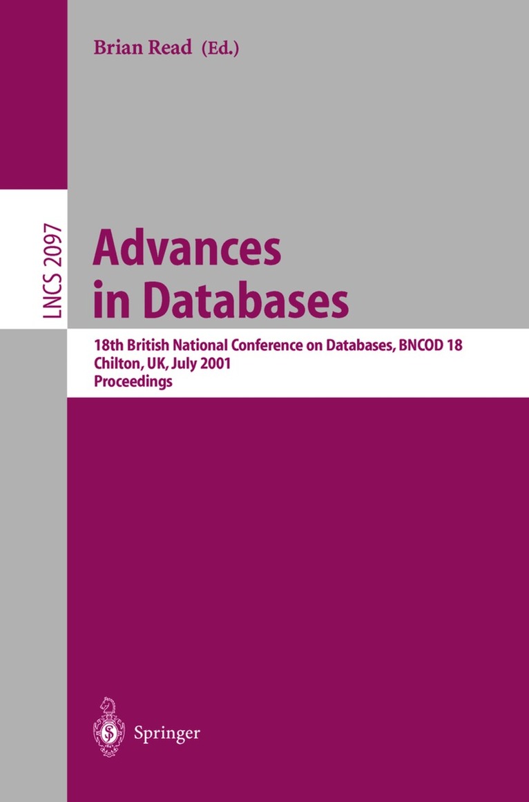 Brian Read - Advances in Databases, Häftad