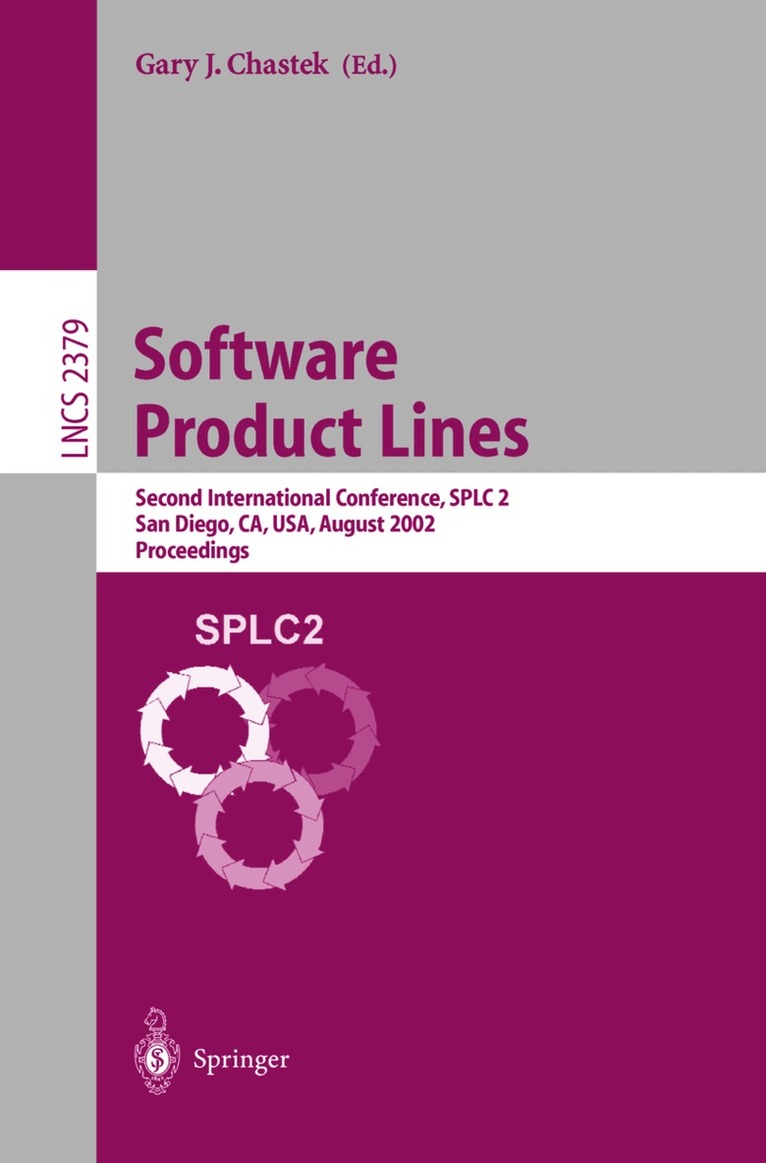 Gary J. Chastek - Software Product Lines, Häftad