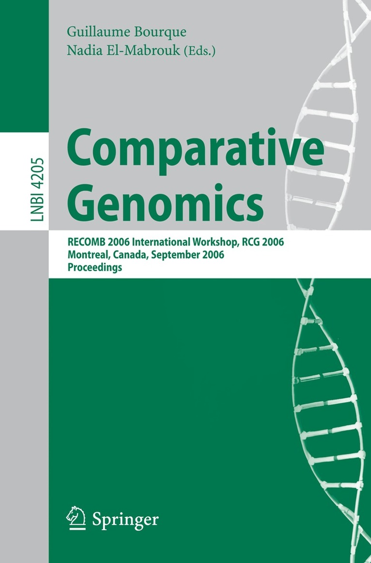 Guillaume Bourque, Nadja El' Mabrouk - Comparative Genomics, Häftad