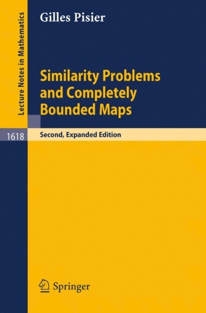 Gilles Pisier - Similarity Problems and Completely Bounded Maps, E-bok