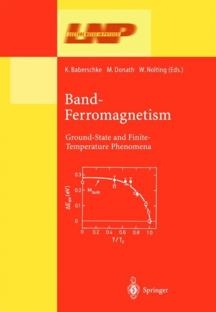 W. Nolting, M. Donath, K. Baberschke - Band-Ferromagnetism, E-bok