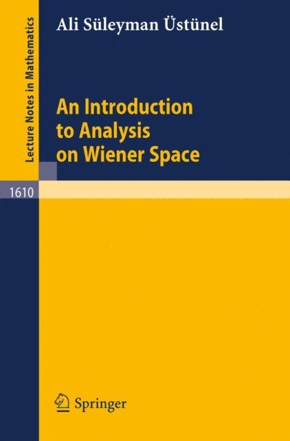 Ali S. Ustunel - Introduction to Analysis on Wiener Space, E-bok