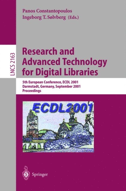 Ingeborg T. Solvberg, Panos Constantopoulos - Research and Advanced Technology for Digital Libraries, E-bok