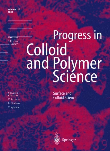T. Nylander, B. Lindman, V. Razumas - Surface and Colloid Science, E-bok