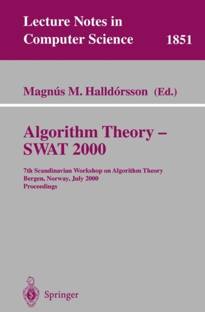 Magnus M. Halldorsson - Algorithm Theory - SWAT 2000, E-bok
