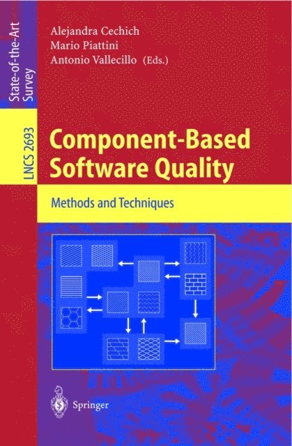Antonio Vallecillo, Mario Piattini, Alejandra Cechich - Component-Based Software Quality, E-bok
