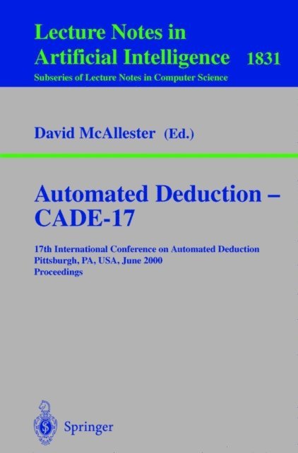 David McAllester - Automated Deduction - CADE-17, E-bok