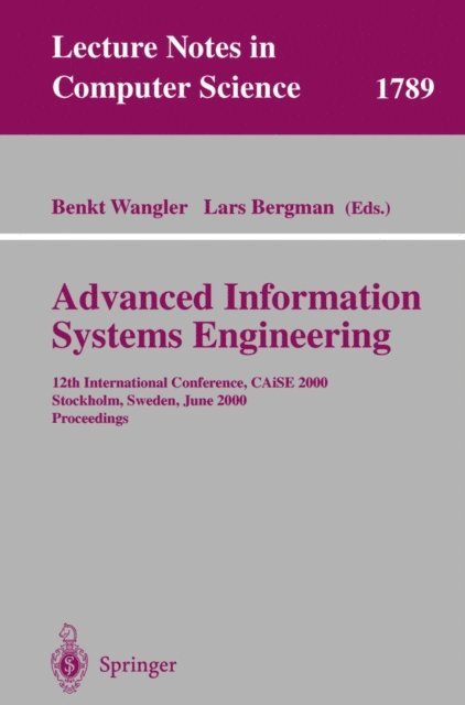 Lars Bergman, Benkt Wangler - Advanced Information Systems Engineering, E-bok