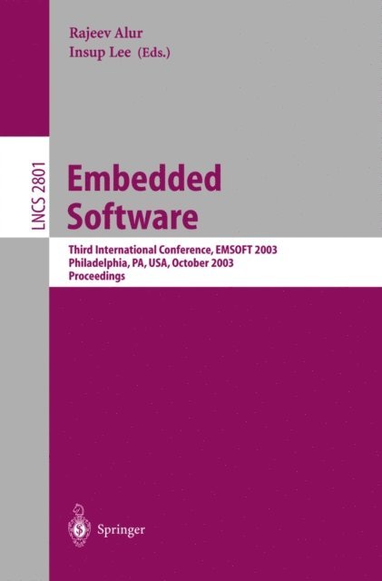 Rajeev Alur - Embedded Software, E-bok