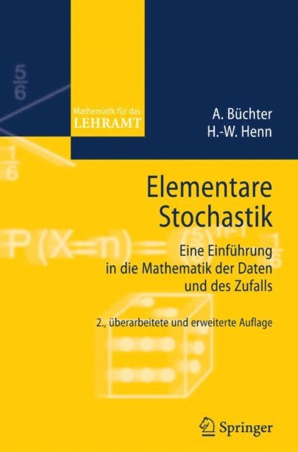 Hans-Wolfgang Henn, Andreas Buchter - Elementare Stochastik, E-bok