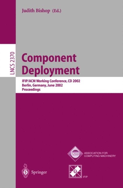 Judith Bishop - Component Deployment, E-bok