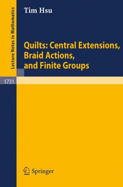 Tim Hsu - Quilts: Central Extensions, Braid Actions, and Finite Groups, E-bok
