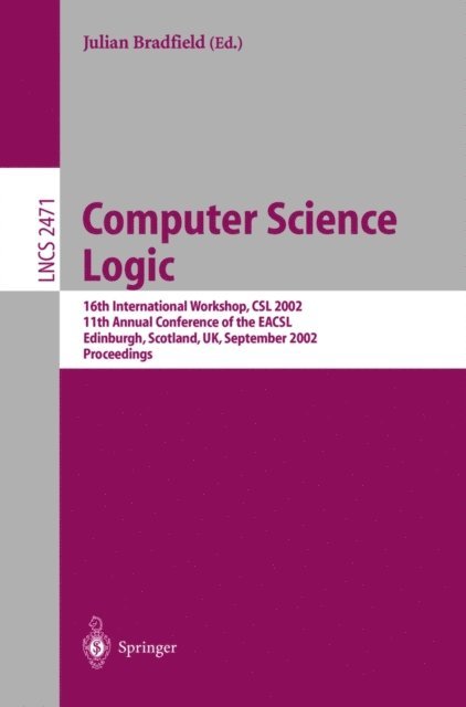 Julian Bradfield - Computer Science Logic, E-bok