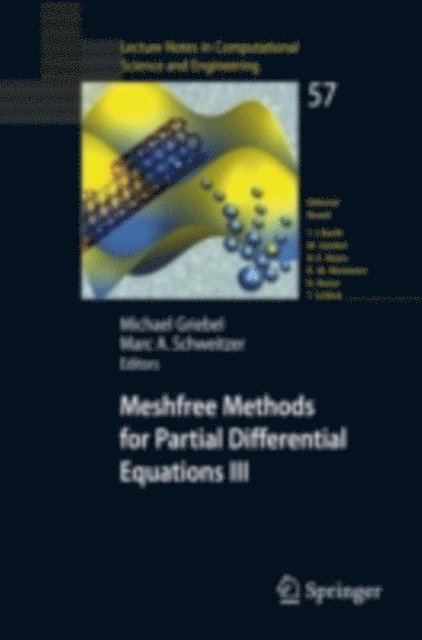 Marc Alexander Schweitzer, Michael Griebel - Meshfree Methods for Partial Differential Equations III, E-bok