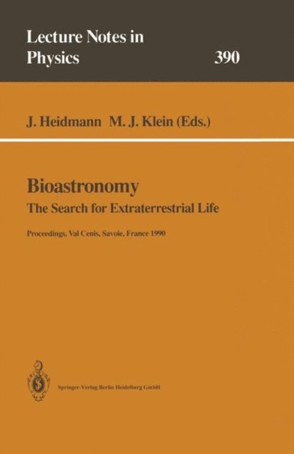 Michael J. Klein, Jean Heidmann - Bioastronomy, E-bok