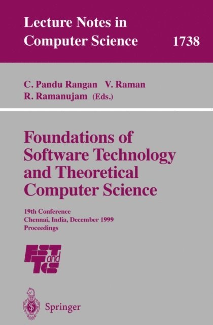 R. Ramanujam, V. Raman, C. Pandu Rangan - Foundations of Software Technology and Theoretical Computer Science, E-bok